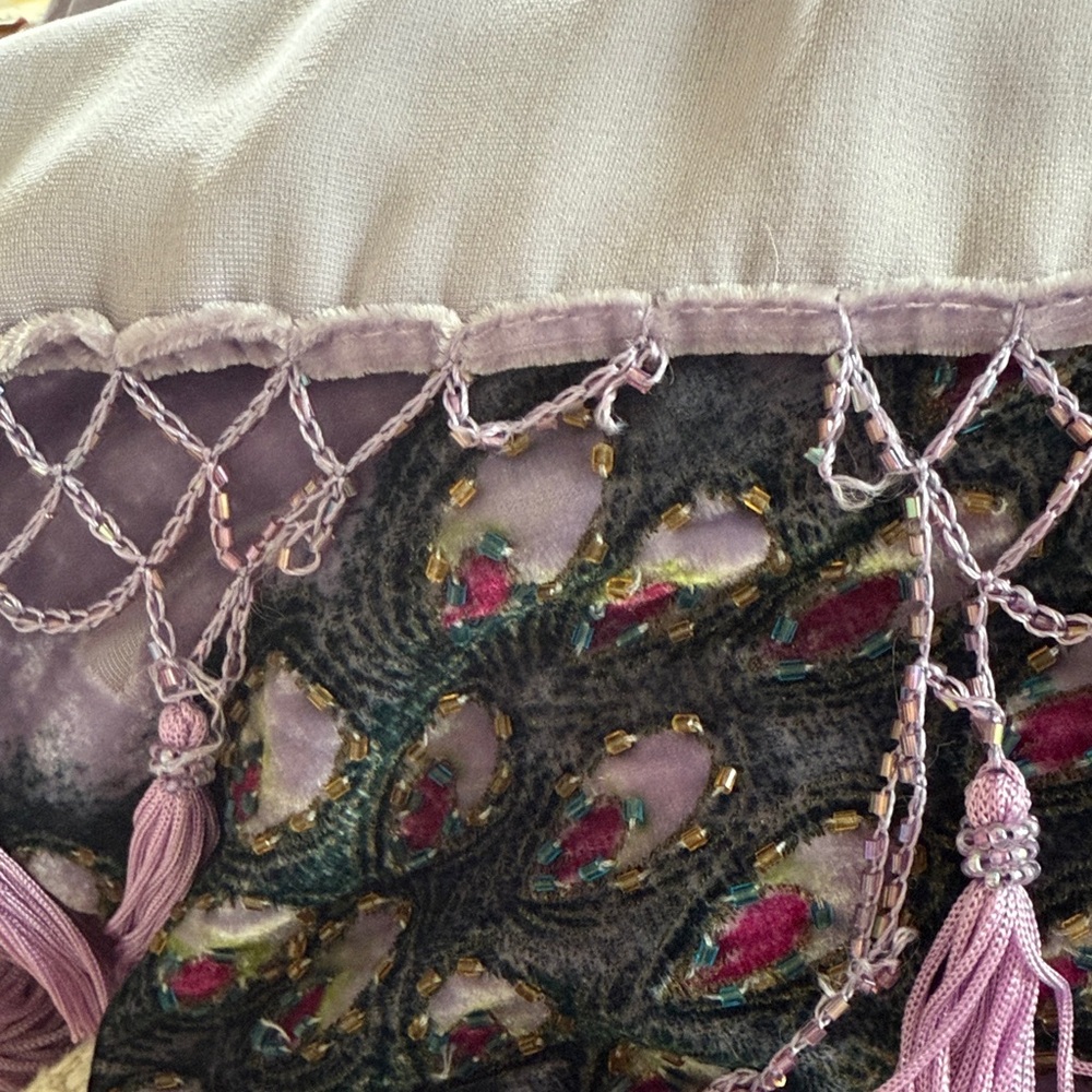 Floral Kimono with Fringe - Picture 12 of 14